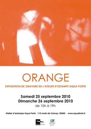 affiche orange